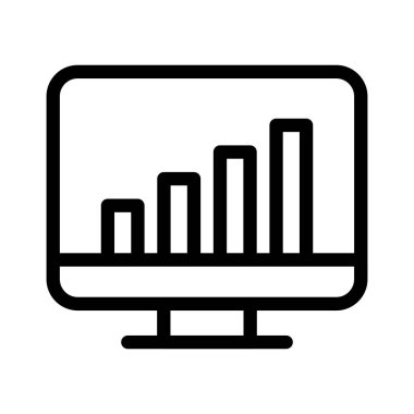grafik ince çizgi simgesi