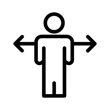 Profil ince çizgi simgesi