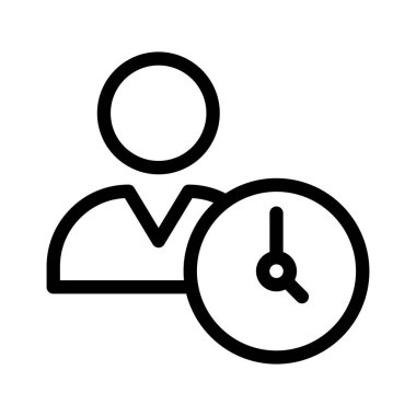 kullanıcı ince çizgi simgesi