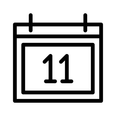 tarih ince çizgi simgesi