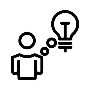 yaratıcı ince çizgi simgesi