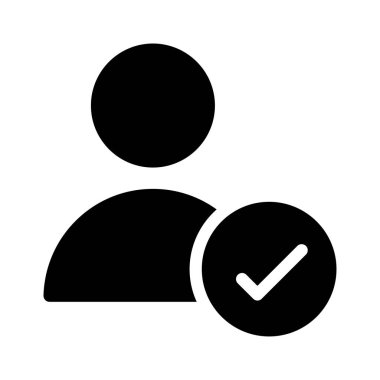 Ok glyph düz simgesi