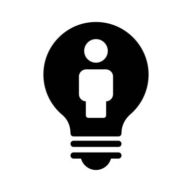 yaratıcı glyph düz simgesi