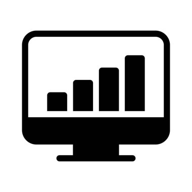 grafik glyph düz simgesi