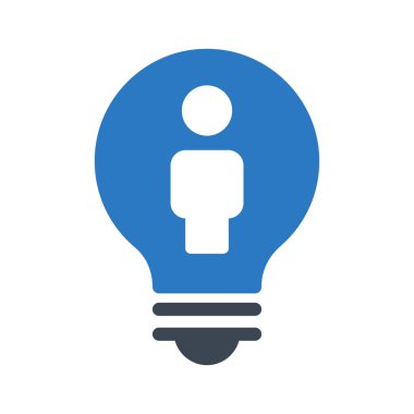 yaratıcı glif renk simgesi