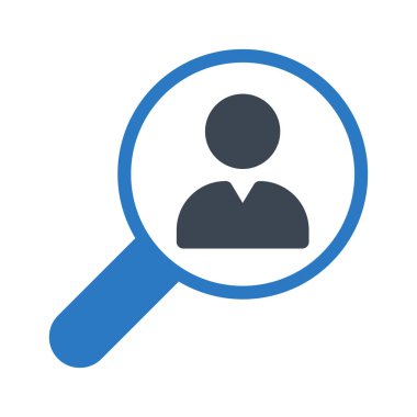 Arama glif renk simgesi