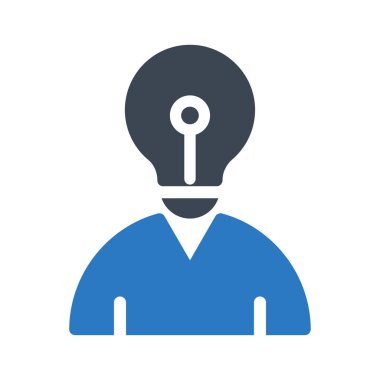 yaratıcı glif renk simgesi