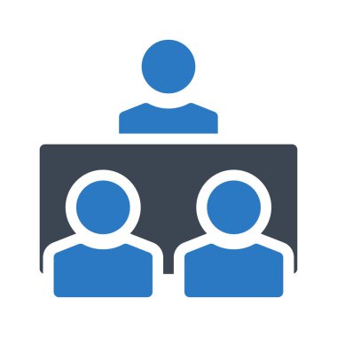 toplantı glyph renk simgesi