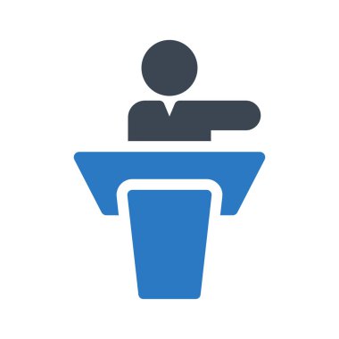 konuşma glyph renk simgesi