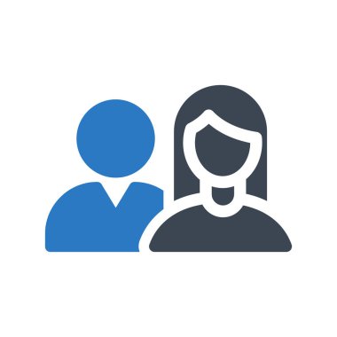 takım glif renk simgesi