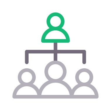 bağlantı renk çizgisi simgesi