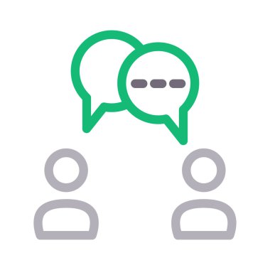 iletişim renk çizgisi simgesi