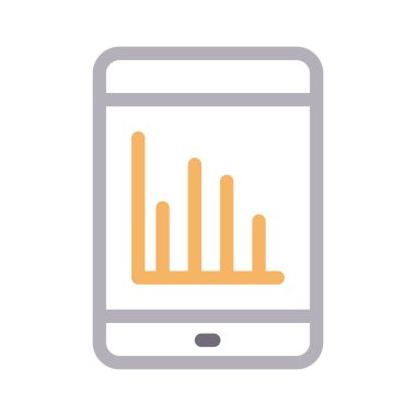 grafik renk çizgisi simgesi