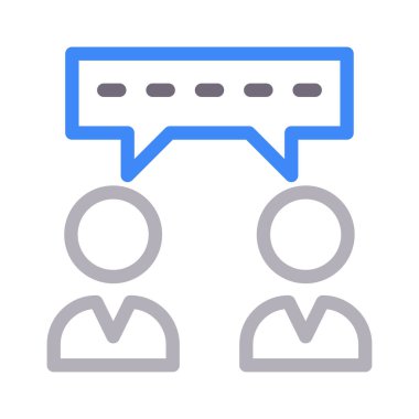 sohbet renk çizgisi simgesi