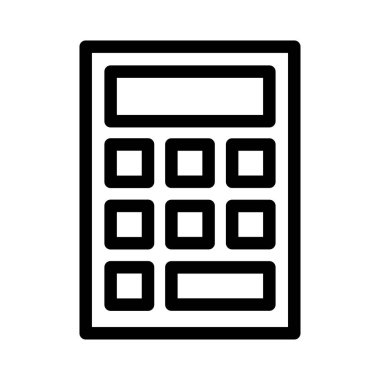 Matematik ince çizgi simgesi