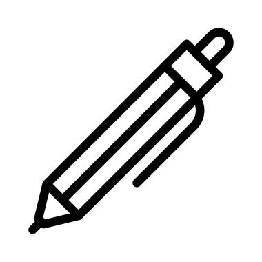 Kalem ince çizgi simgesi