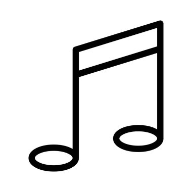 melodi ince çizgi simgesi