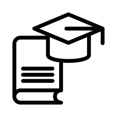 Eğitim ince çizgi simgesi