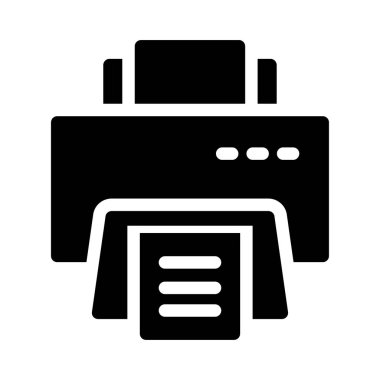 glyph düz simgesi yazdır