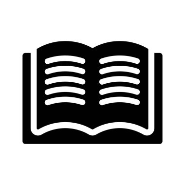 açık glyph düz simgesi