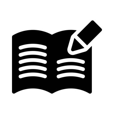 glyph düz simgesi yazmak