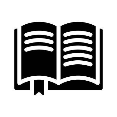 açık glyph düz simgesi