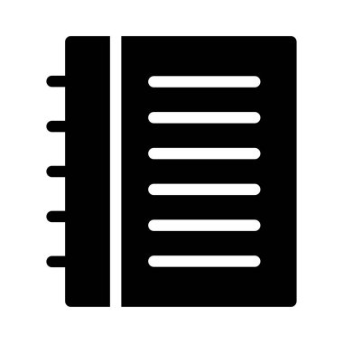 eğitim glyph düz simgesi