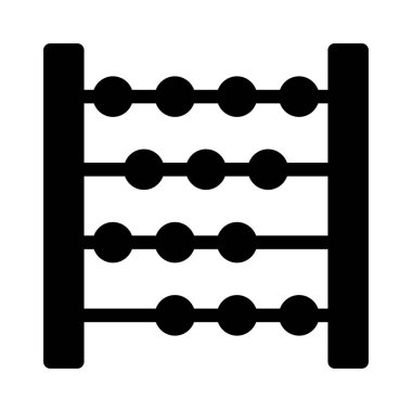hesaplama glyph düz simgesi