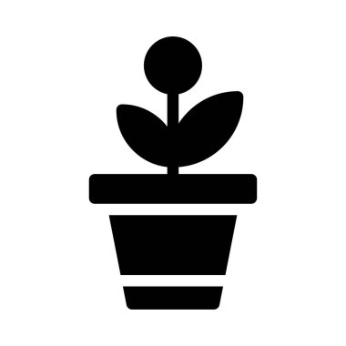 spor glyph düz simgesi