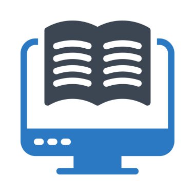 eğitim glyph renk simgesi