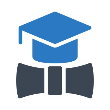 eğitim glyph renk simgesi