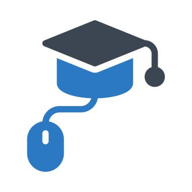 eğitim glyph renk simgesi