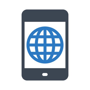 Mobil glif renk simgesi