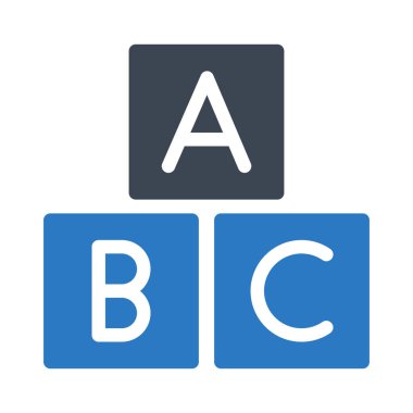 blokları glyph renk simgesi