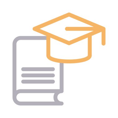 eğitim renk çizgisi simgesi