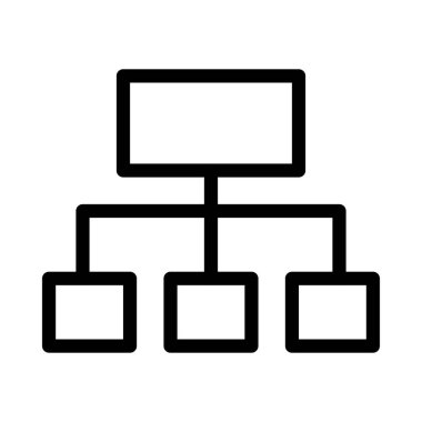 Ağ ince çizgi simgesini