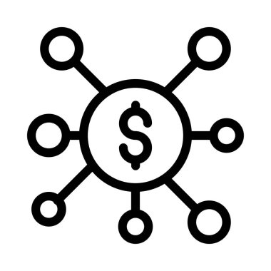 Ağ ince çizgi simgesini