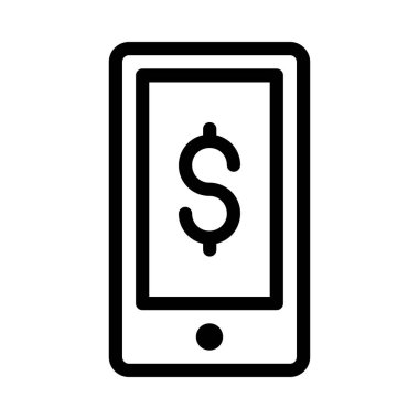 çevrimiçi ince çizgi simgesi