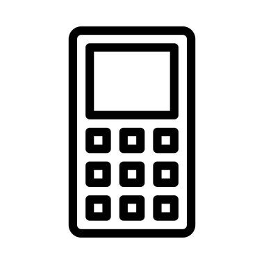 Telefon ince çizgi simgesini