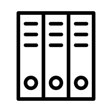 dosya kapağı ince çizgi simgesi