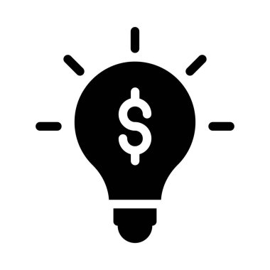 yaratıcı glyph düz simgesi