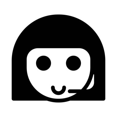 hizmetler glyph düz simgesi