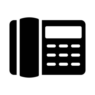 sabit glyph düz simgesi