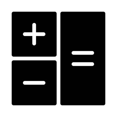 finans glyph düz simgesi