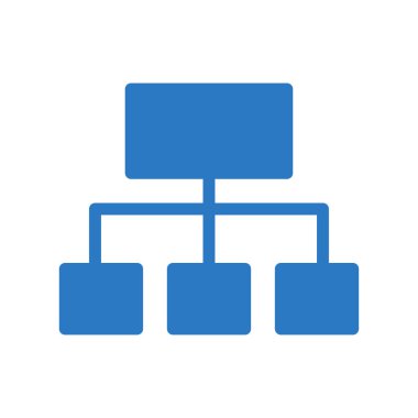 Ağ glif renk simgesi