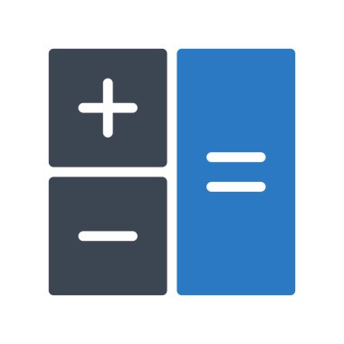 finans glyph renk simgesi