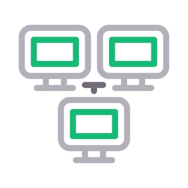 bağlantı renk çizgisi simgesi