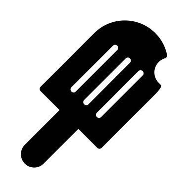 krem glyph düz simgesi