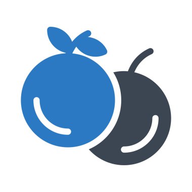 meyve glyph renk simgesi