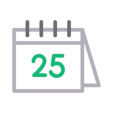 takvim renk çizgisi simgesi